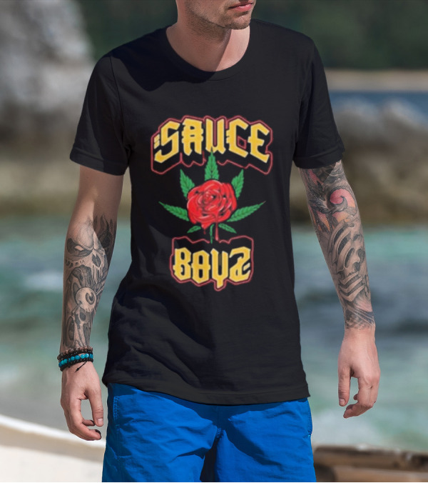 Sauce Boyz Rose Eladio Carrión Merch T-Shirt