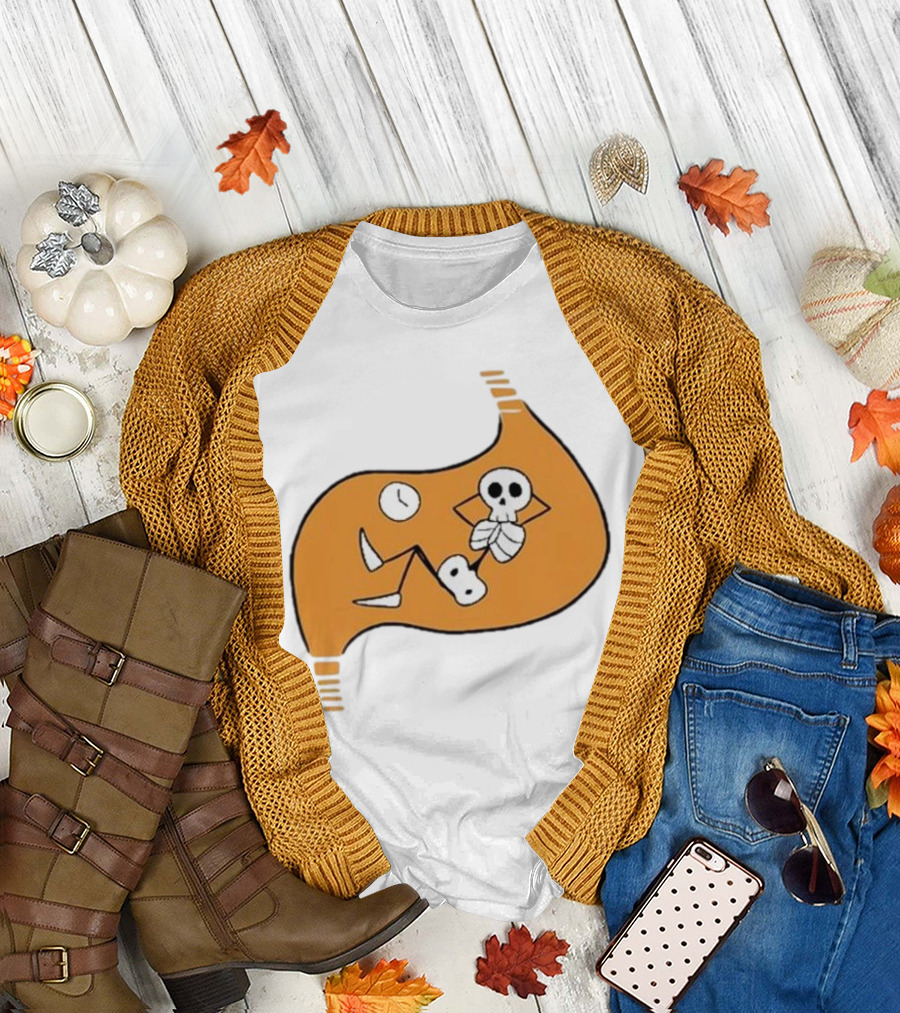 Delicious In Dungeon Meshi Laios Touden Skeleton Relaxing Inside Stomach T-Shirt