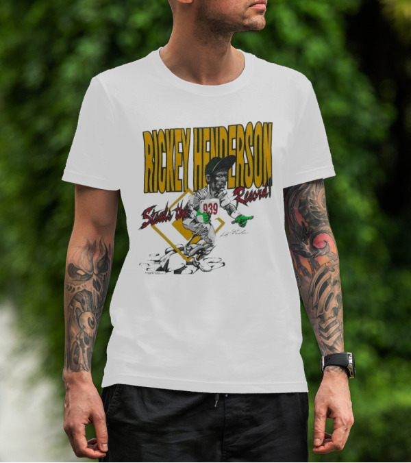 Rickey Henderson Steals The 939 Record T-Shirt