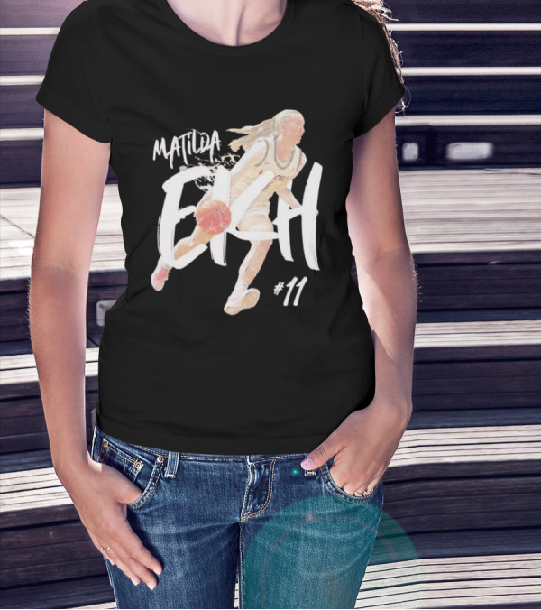 Matilda Ekh #11 Virginia Tech Hokies Basketball Player T-Shirt