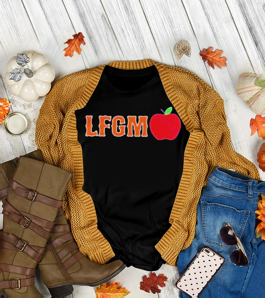 New York Mets LFGM Apple T-Shirt