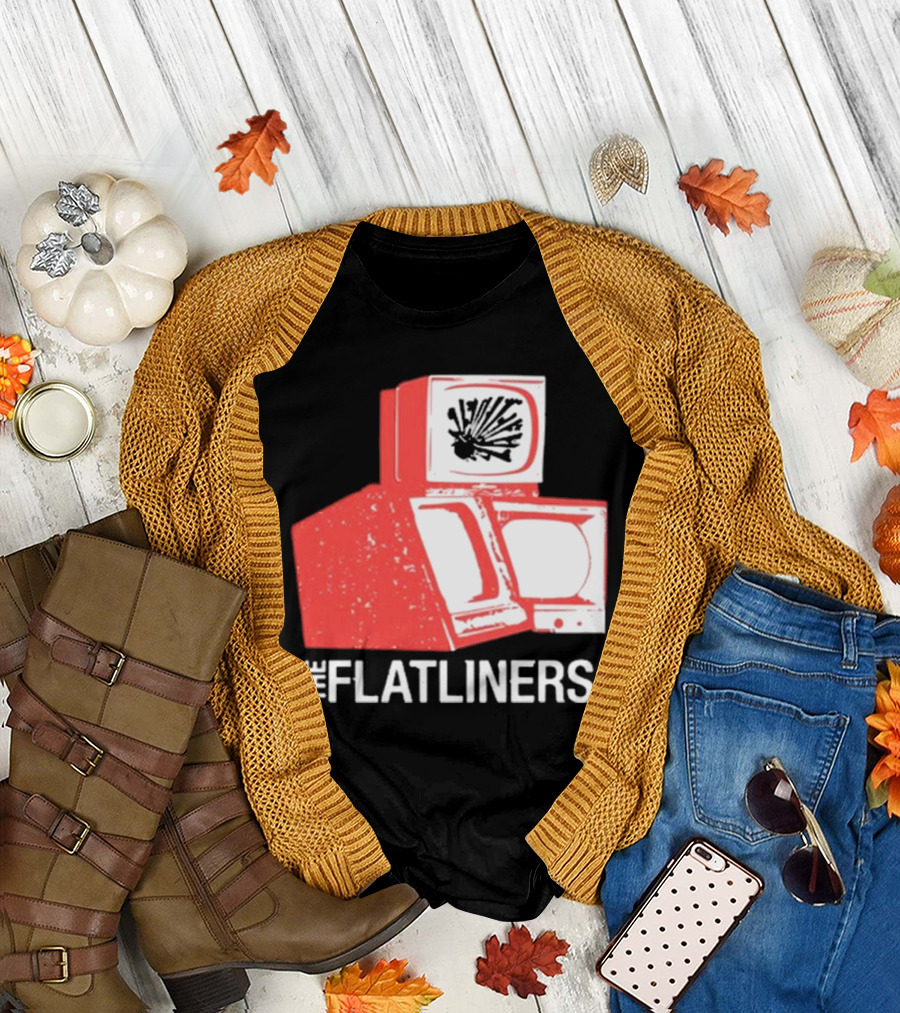 The Flatliners Stacked Static Television Screens T-Shirt