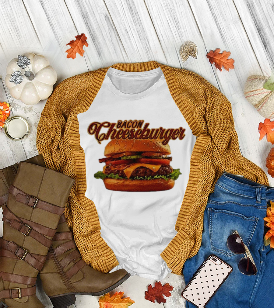 Bacon Cheeseburger Classic Stack T-Shirt