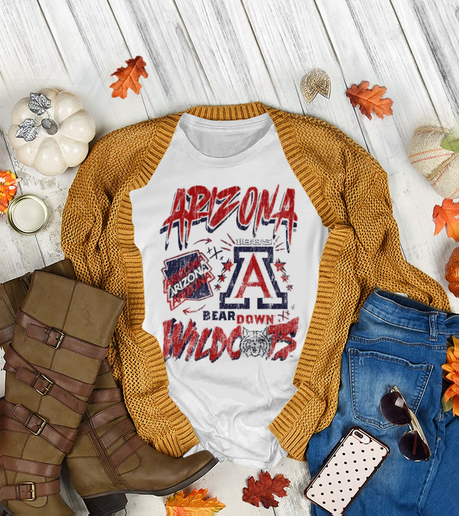 Arizona Wildcats 1885 Bear Down Wildcats T-Shirt