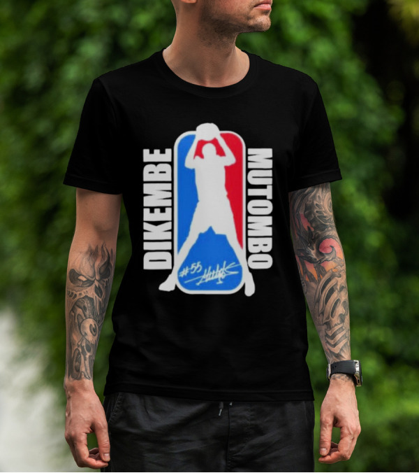 Dikembe Mutombo #55 Signature NBA T-Shirt