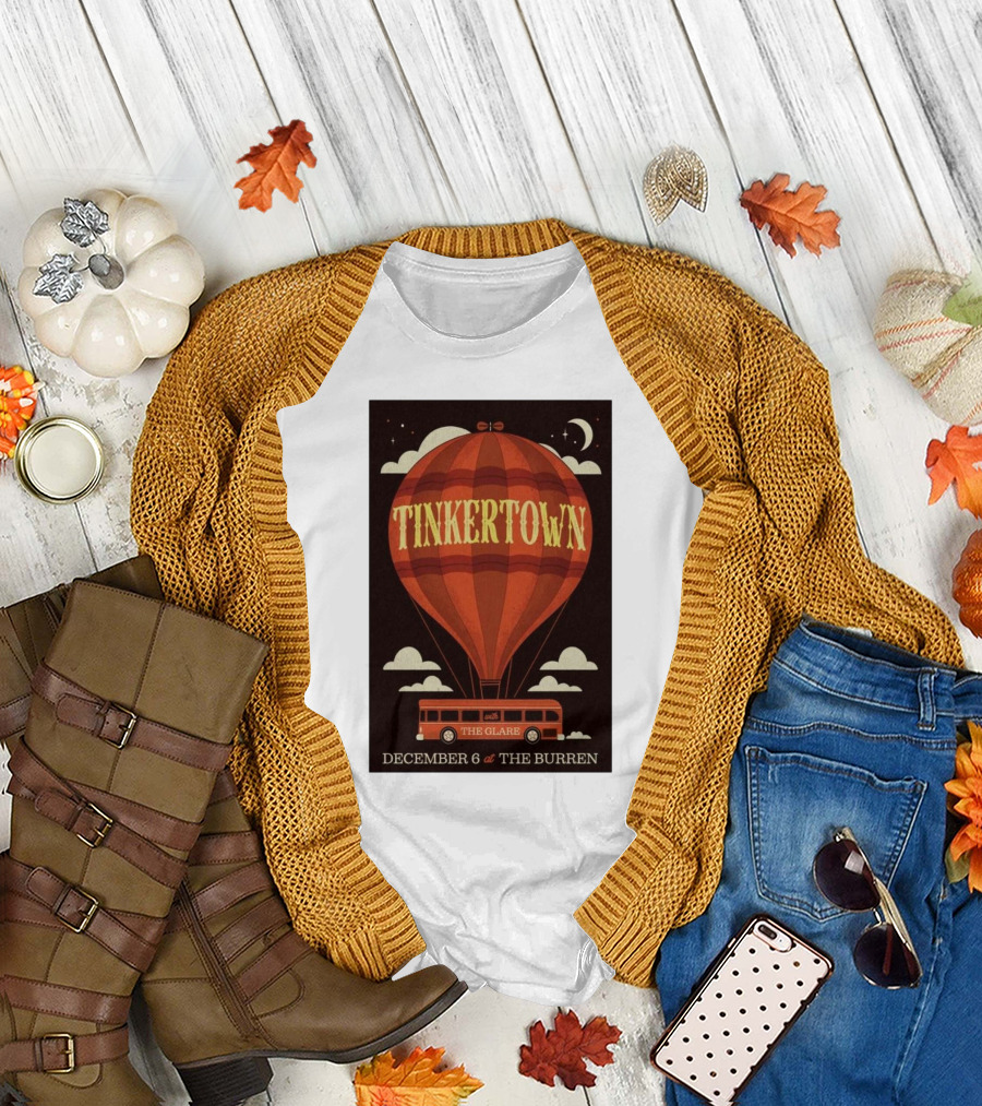 Tinkertown Hot Air Balloon The Glare The Burren Somerville MA December 6 T-Shirt