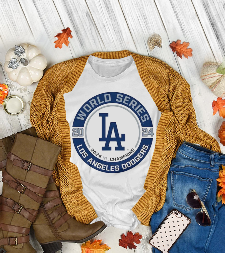 Los Angeles Dodgers 2024 NL Champions World Series T-Shirt
