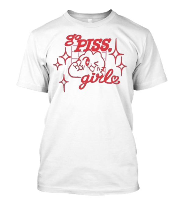 Giraffalope Go Piss Girl Sparkle T-Shirt