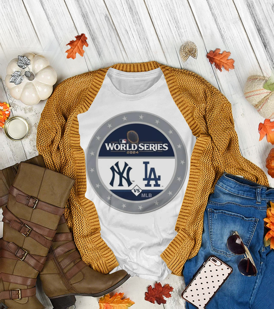 World Series 2024 MLB New York Yankees Vs Los Angeles Dodgers T-Shirt