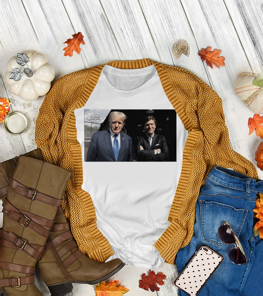 Tucker Carlson Trump Interview T-Shirt