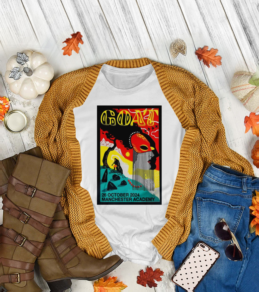 GOAT Live Concert October 26 2024 at Manchester Academy Tour T-Shirt