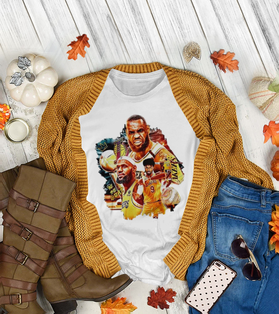 Lebron James Bronny James Lakers Be the Goat T-Shirt