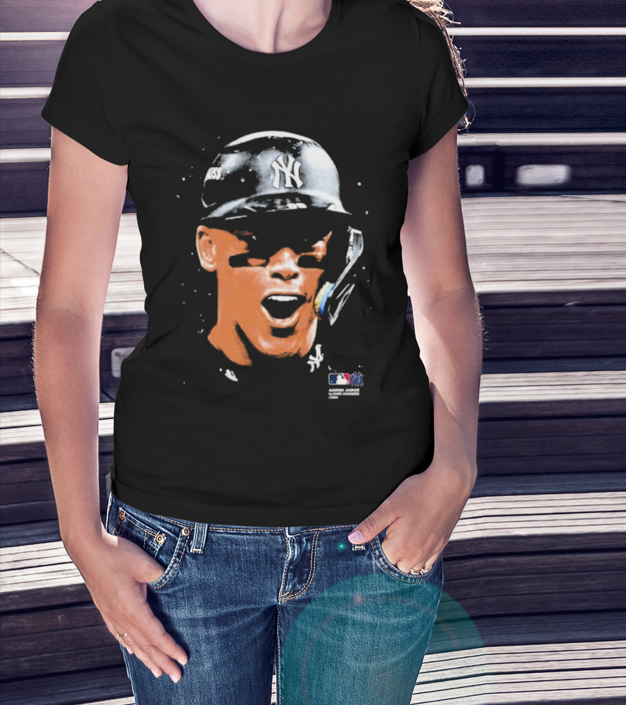 Aaron Judge New York Yankees MLB Big Face T-Shirt