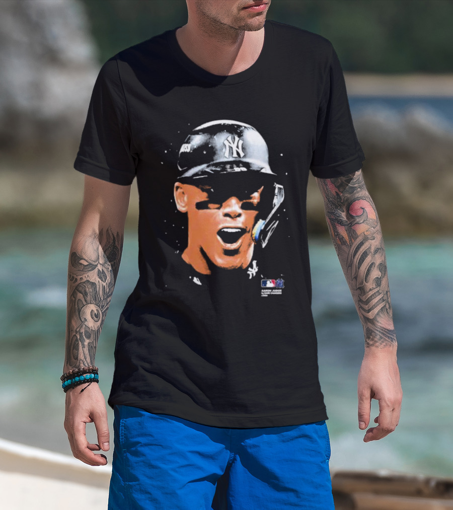 Aaron Judge New York Yankees MLB Big Face T-Shirt