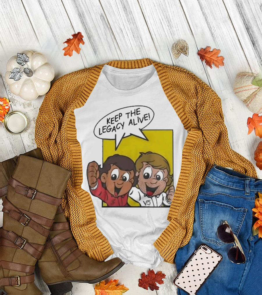 KEEP THE LEGACY ALIVE Boys Characters Speech Bubble T-Shirt
