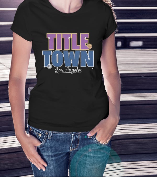 Los Angeles Dodgers 17x 8x Title Town T-Shirt