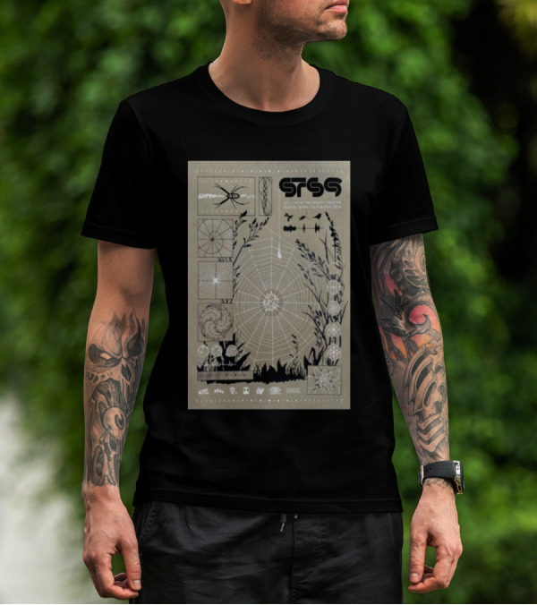 STS9 ACL Live At Moody Theater Austin Texas Spider Web Imagery October 31 November 1 T-Shirt