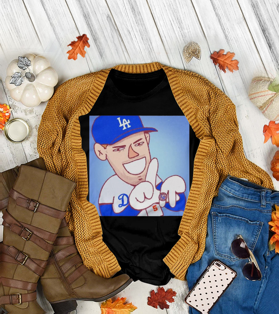 Freddie Freeman MVP 2024 LA Cartoon Dodgers T-Shirt