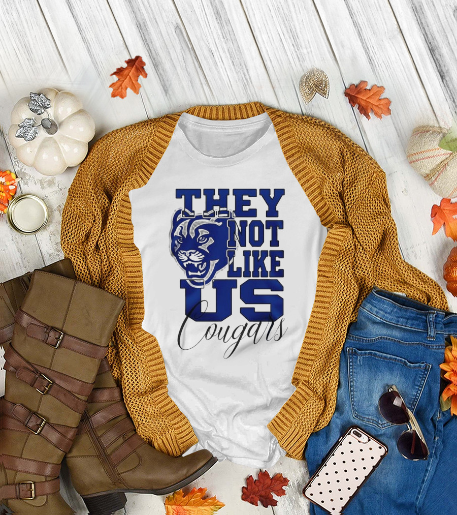 BYU Cougars Football Team 2024 They Not Like Us Cougars T-Shirt
