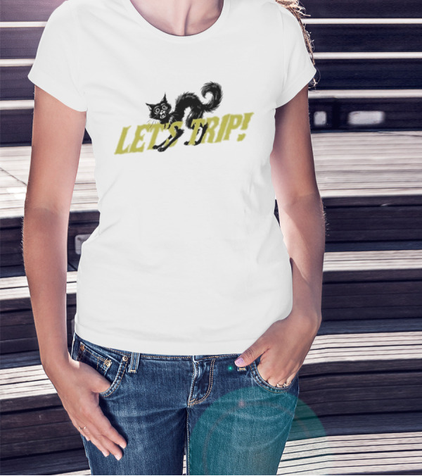 Sturniolo Let's Trip Cat Frightened T-Shirt