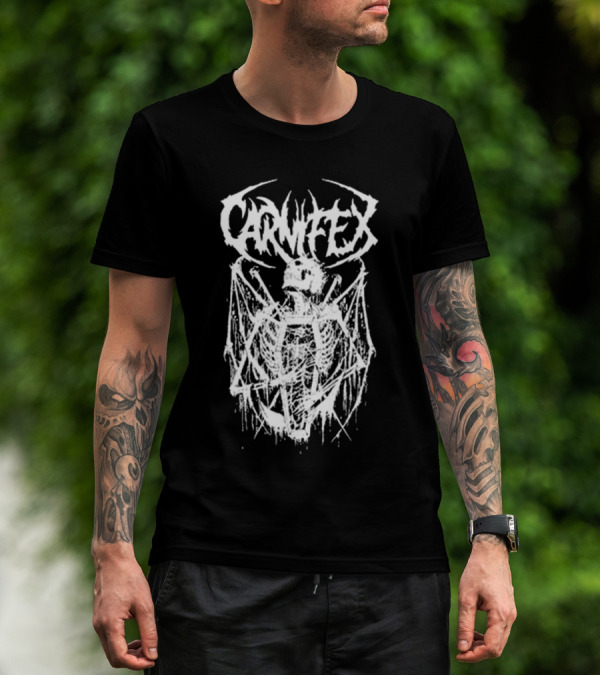 Carnifex Skeletal Coffin Wings T-Shirt