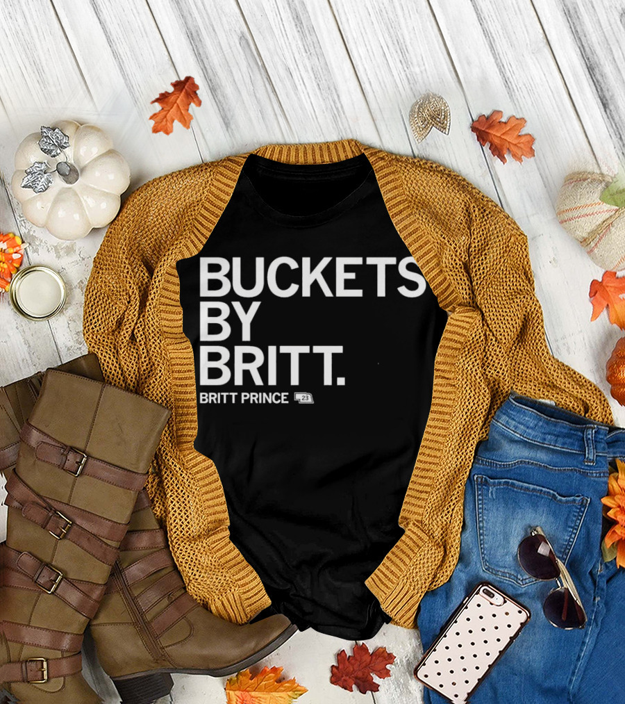 Buckets by Britt Nebraska Britt Prince 23 T-Shirt