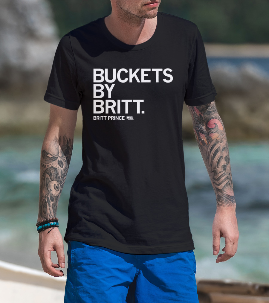 Buckets By Britt Nebraska Britt Prince 23 T-Shirt