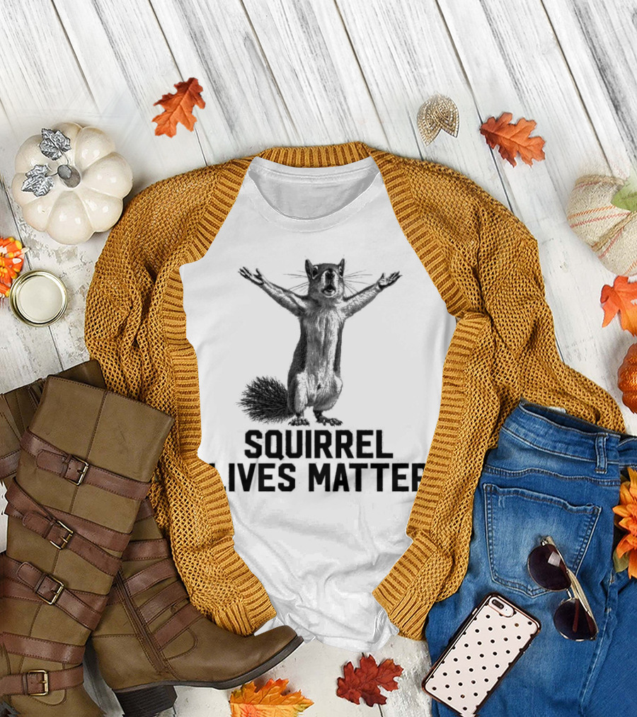 Justice For Peanut Squirrel Lives Matter Squirrel Lives Matter T-Shirt