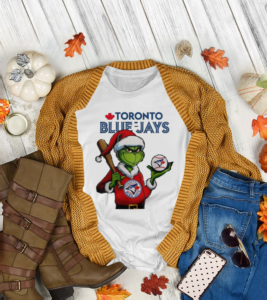 Toronto Blue Jays The Grinch Grinchmas Christmas T-Shirt