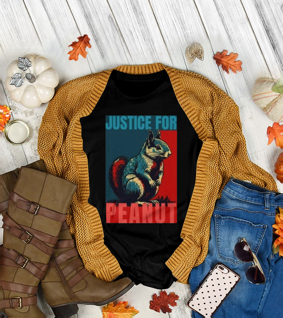 Justice For Peanut 2024 Squirrel T-Shirt