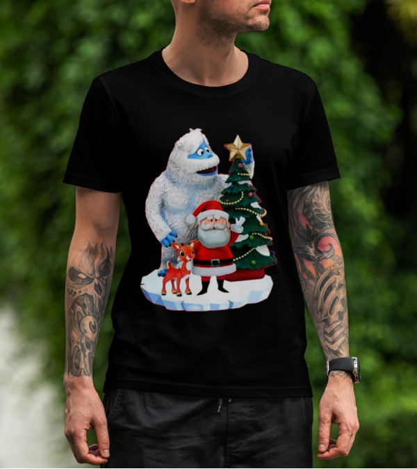 Bumble Rudolph Santa Christmas Tree Exclusive Rudolph The Red Nosed Reindeer T-Shirt