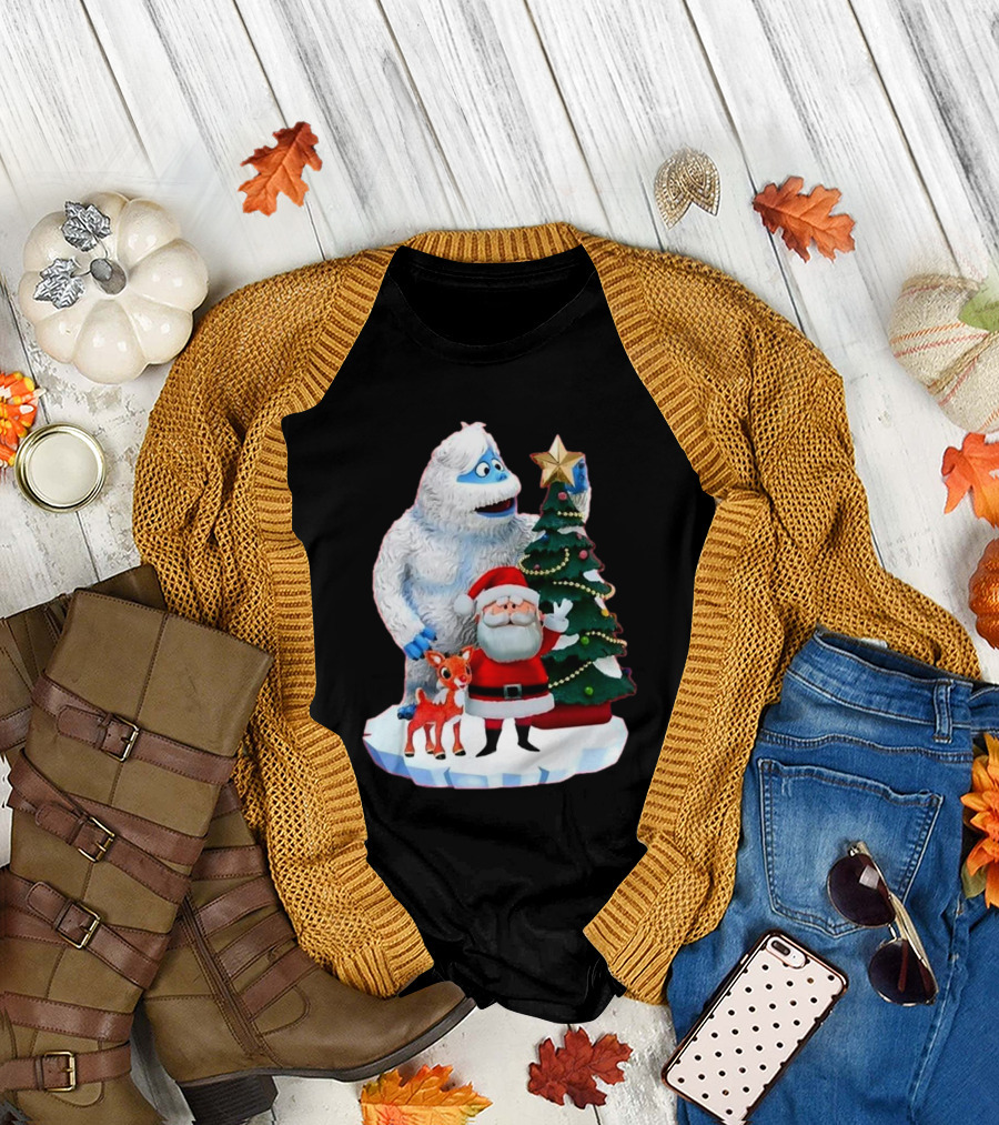 Bumble Rudolph Santa Christmas Tree Exclusive Rudolph The Red Nosed Reindeer T-Shirt