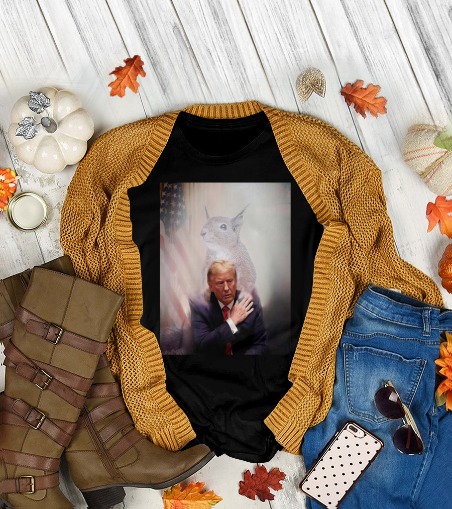 Trump It’s Okay They Wrongfully Persecuted Me Too Justice for Peanut 2024 Squirrel Patriotism T-Shirt