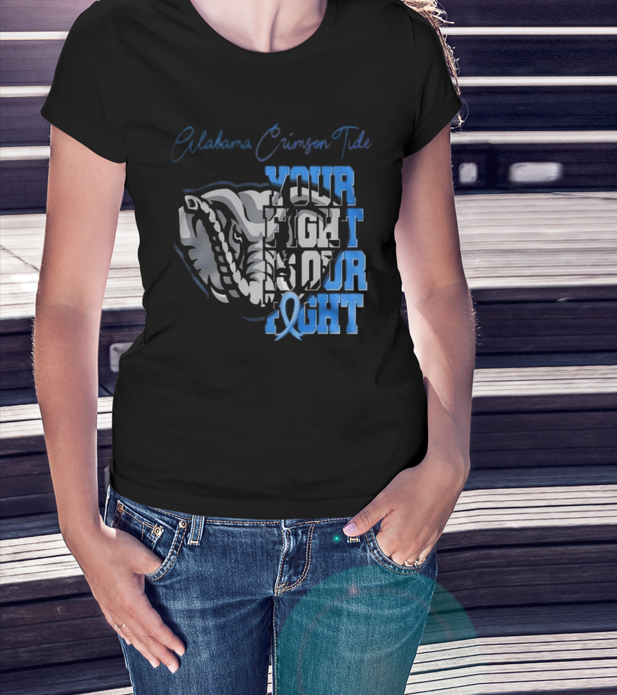 Alabama Crimson Tide Your Fight Is Our Fight Diabetes Awareness T-Shirt