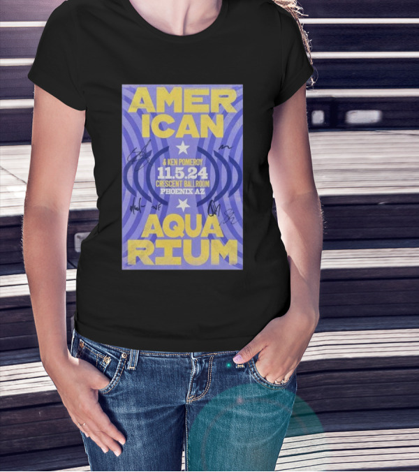 American Aquarium And Ken Pomeroy 11.5.24 Crescent Ballroom Phoenix AZ T-Shirt