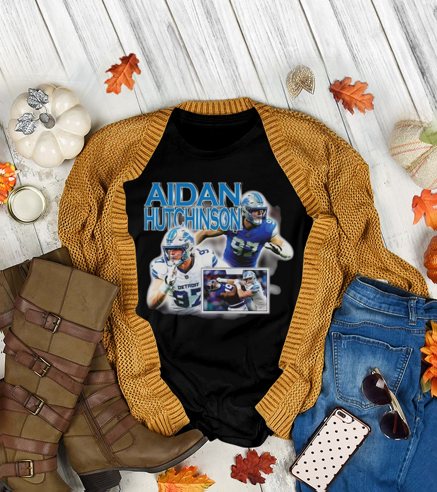 Aidan Hutchinson Detroit Lions Football T-Shirt