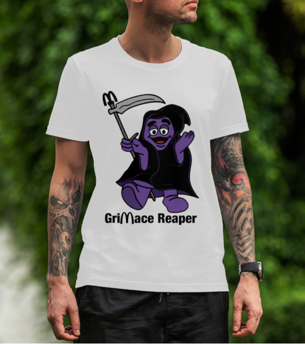 Grimace Reaper Grimace McDonald’s Crossover T-Shirt