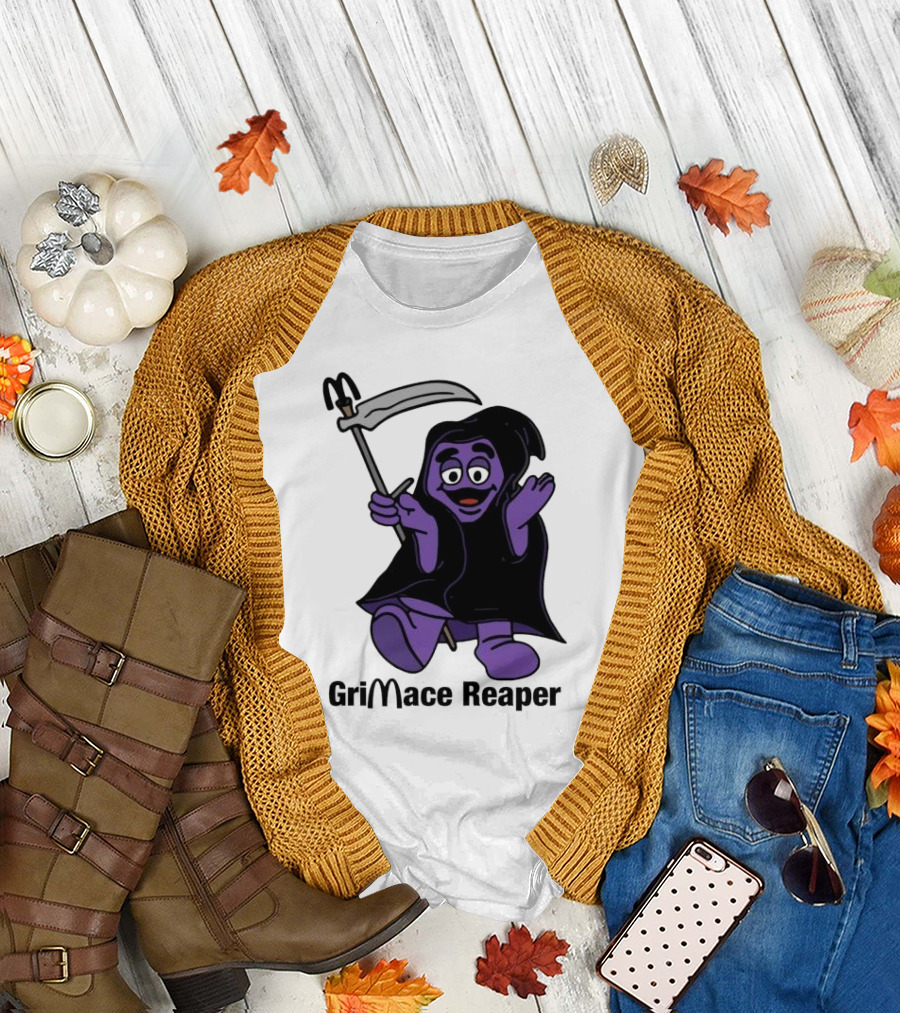 Grimace Reaper Grimace McDonald’s Crossover T-Shirt