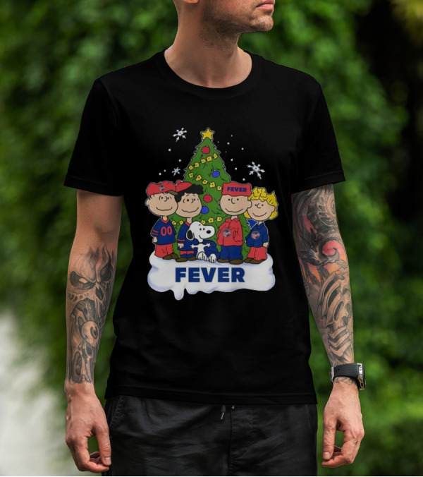Snoopy And Friends Fever Christmas Tree Celebration T-Shirt