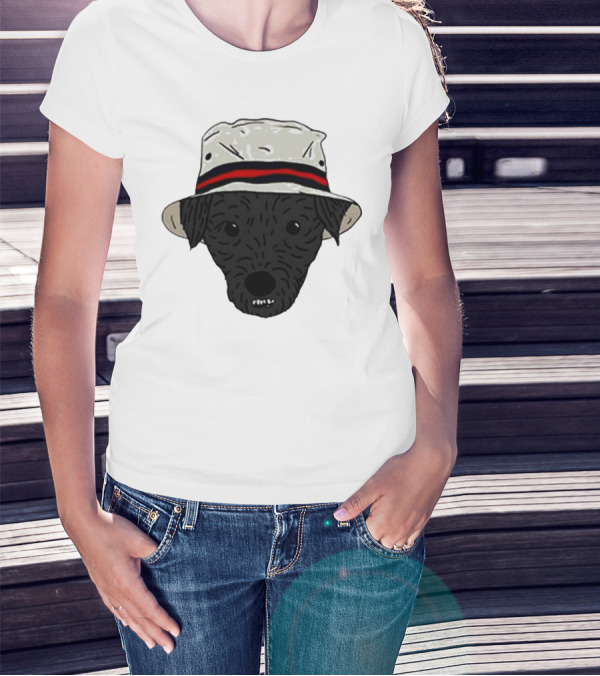 Mortimer And Whitehouse Gone Fishing Dog In Bucket Hat T-Shirt
