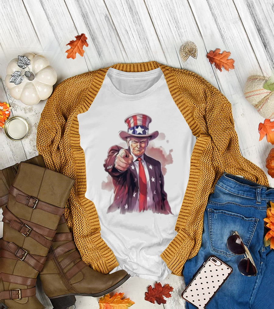 Uncle Trump President 47th 2024 American Patriotic T-Shirt