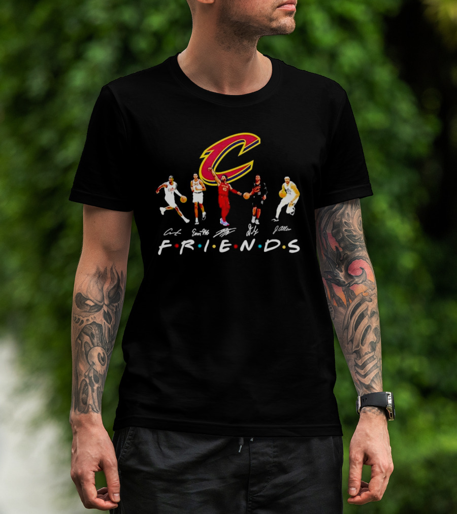 Cleveland Cavaliers Friends Players Signatures T-Shirt