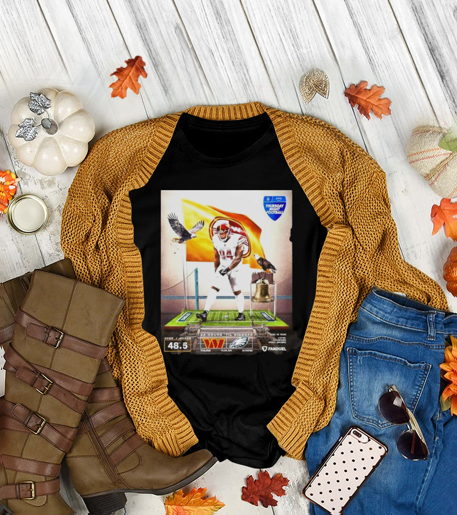 Thursday Night Football Washington Commanders Vs Eagles South Philly Showdown Fanduel T-Shirt