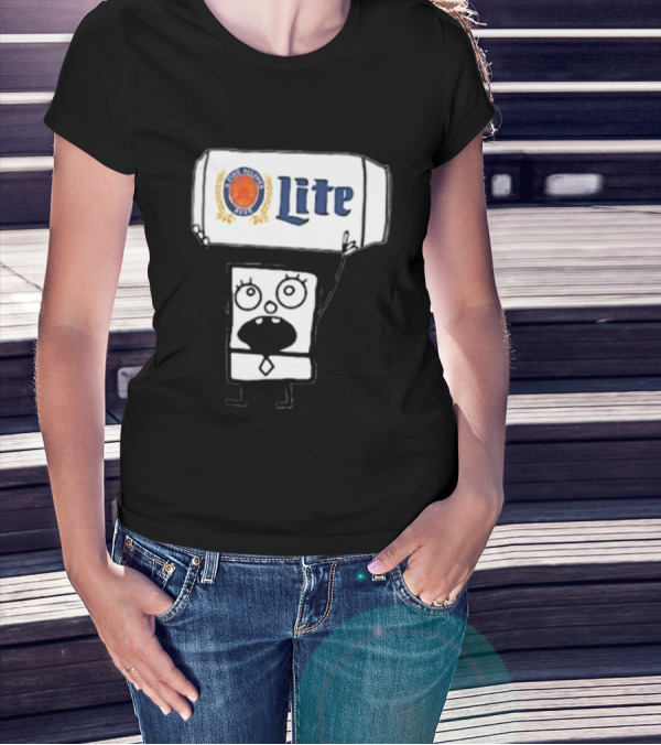 Doodlebob Miller Lite Beer T-Shirt