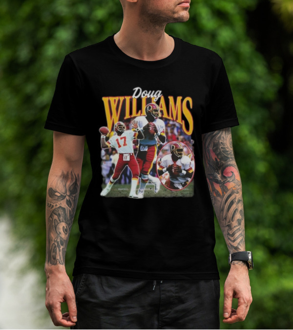 Doug Williams Football Legend NFL Quarterback Redskins T-Shirt