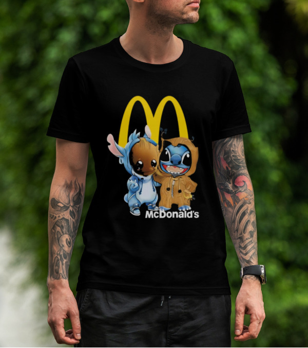 Groot Stitch McDonald’s Crossover T-Shirt