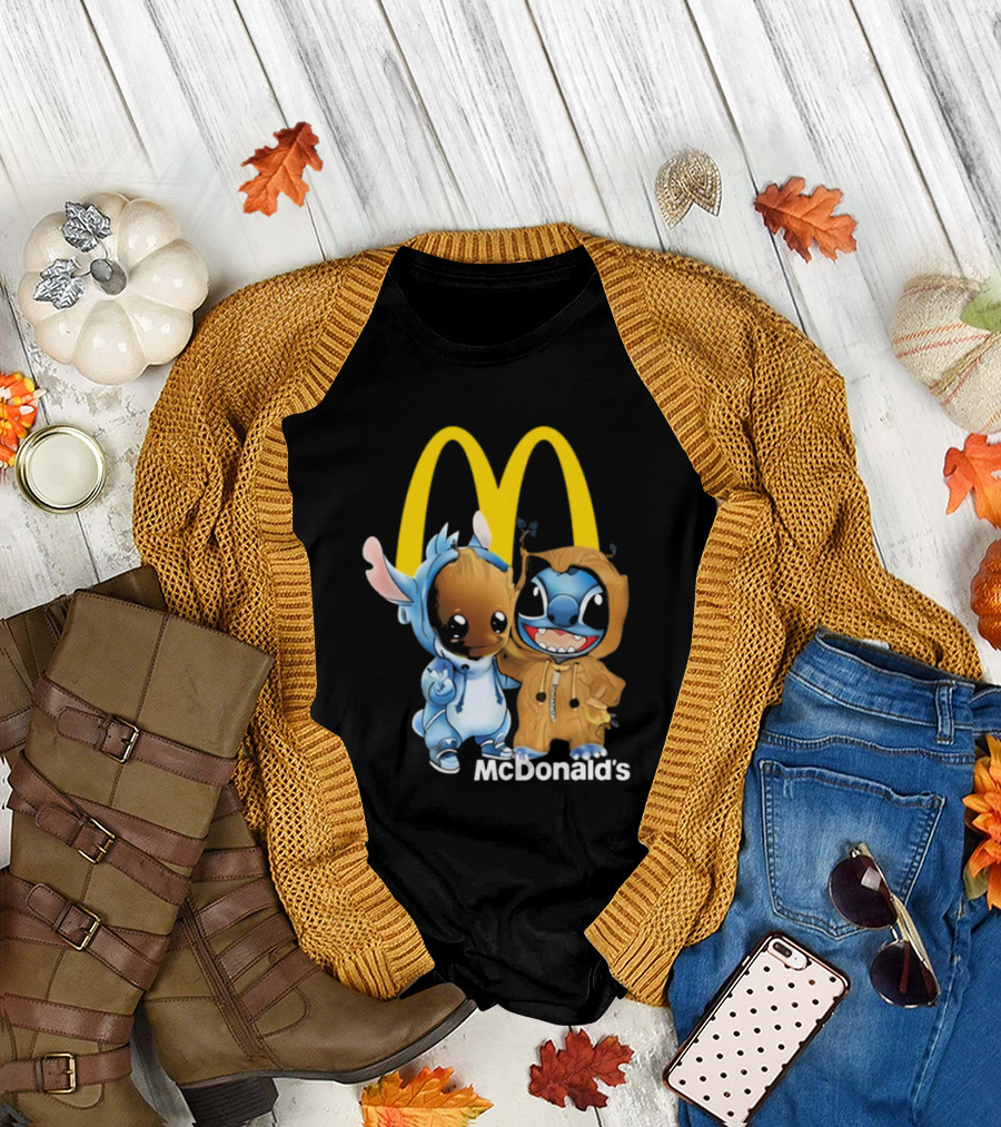 Groot Stitch McDonald’s Crossover T-Shirt