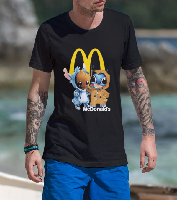Groot Stitch McDonald’s Crossover T-Shirt