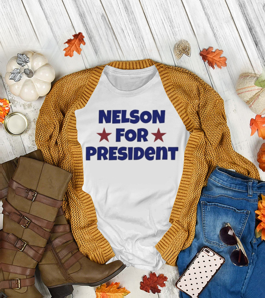 Nelson For President Stars Neumann Campaign T-Shirt