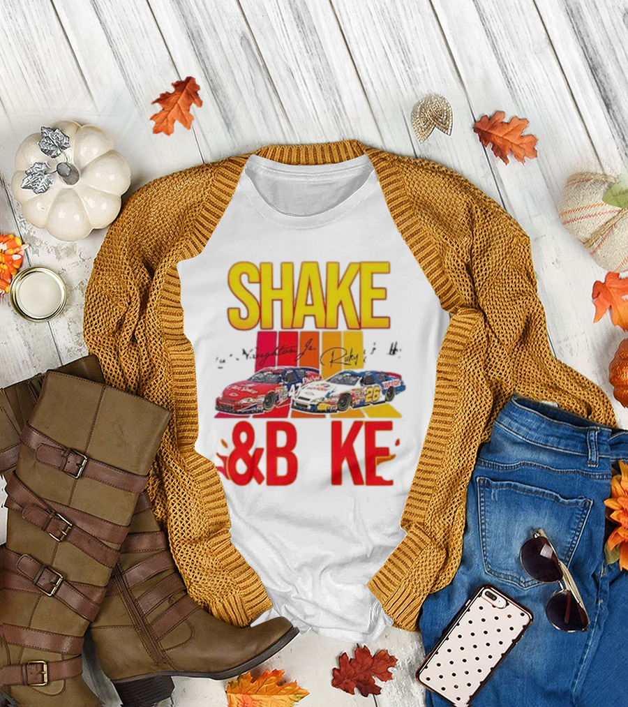 SHAKE and BAKE NASCAR Racing Talladega Nights Ricky Bobby T-Shirt